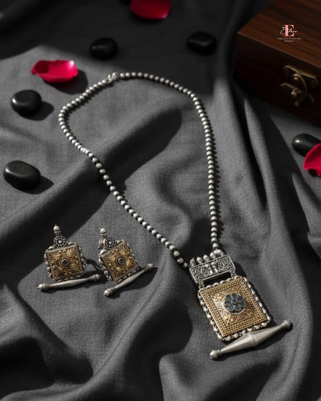 Eterna Antique Mandala Necklace Set