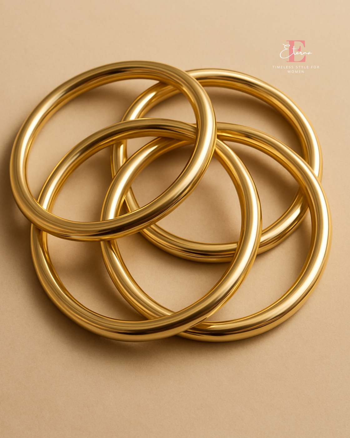 Eterna Suvarna Circle Gold Bangles