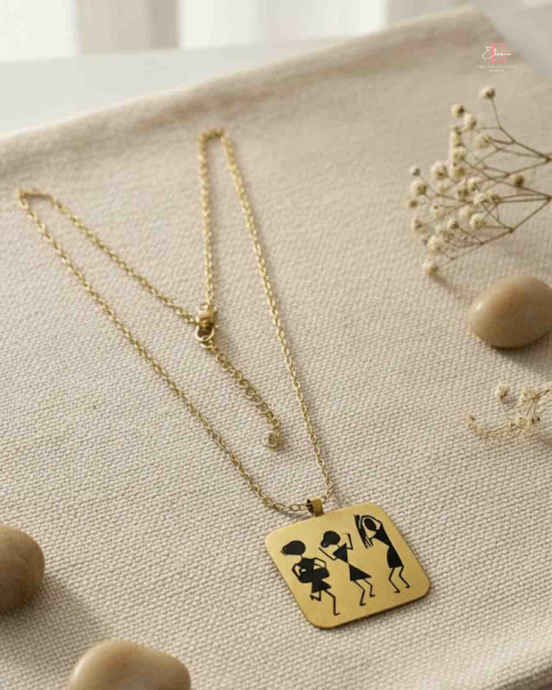 Eterna Tribal Dance Brass Chain